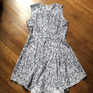 NWT H&M Black and White Print Dress 12
